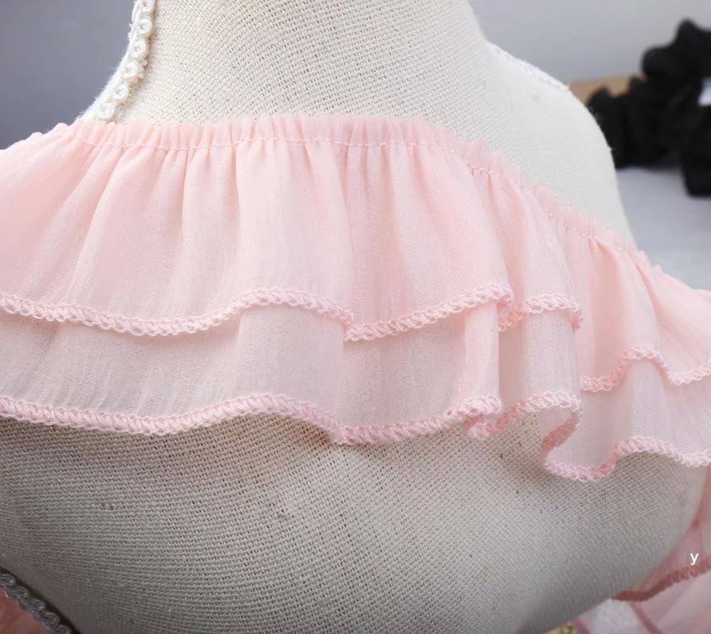 Ruban à Volants pour customiser les vêtements de poupées et les accessoires de mode
