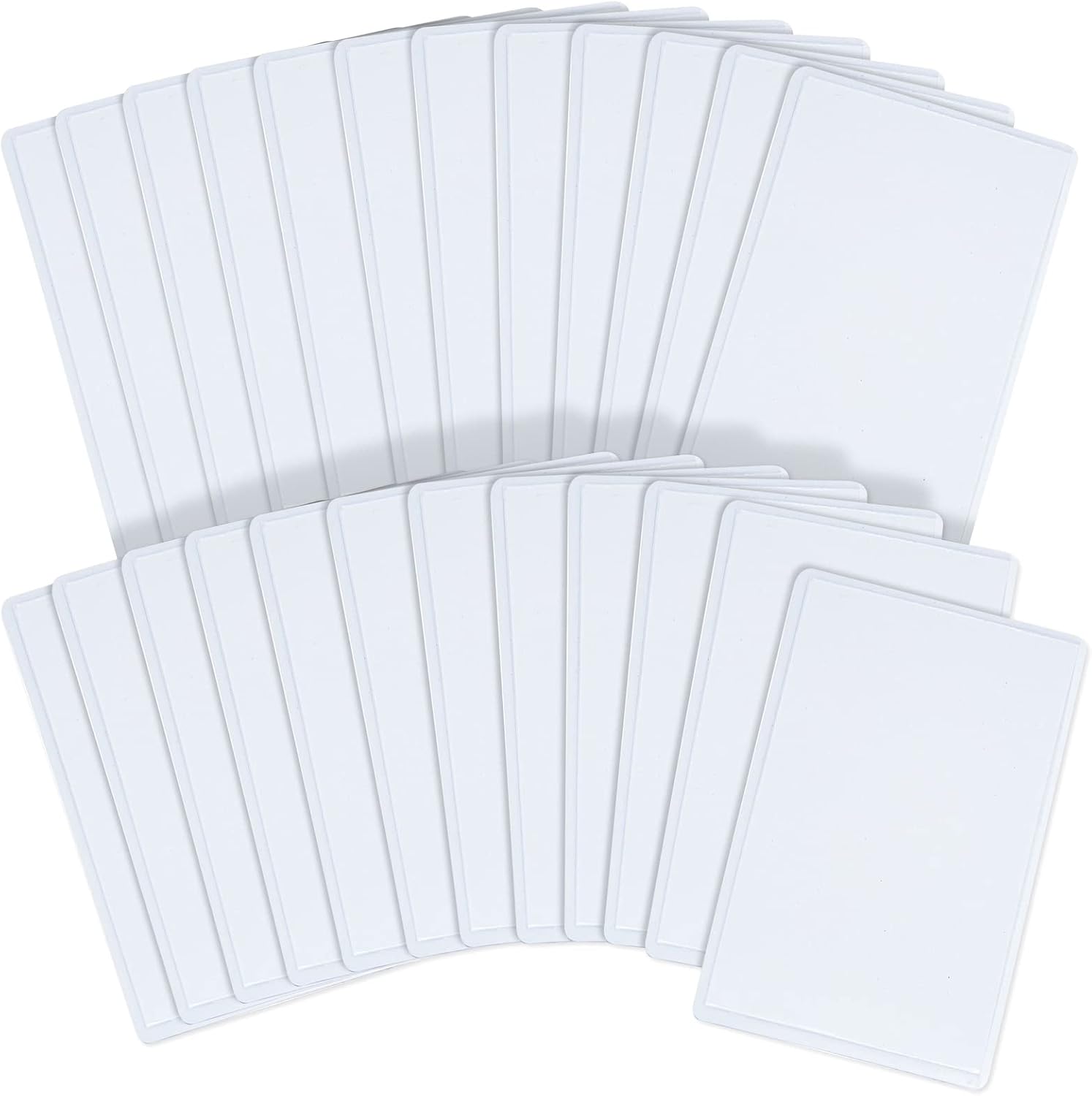 Juvale 24 Pack Refrigerator Magnetic Picture Frames - 2.5 x 3.75 in White PVC - Fridge Magnetic Photo Frames - Locker and Fridge Decor Photo Holders for Home, School, Office and Wedding Parties
