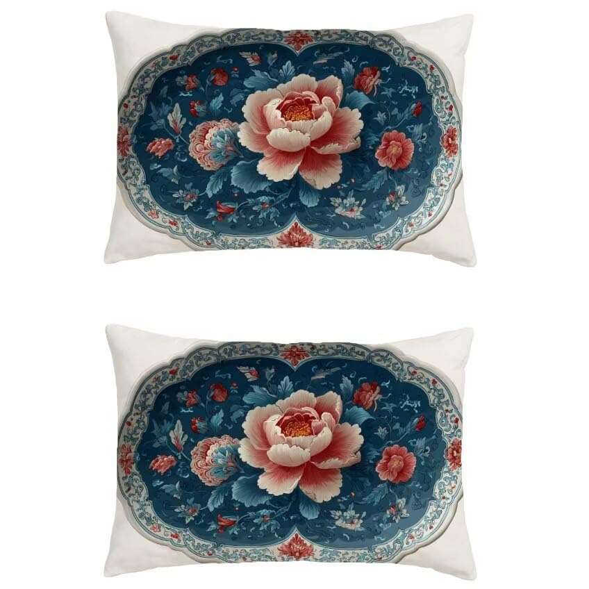 Coussin extérieur imperméable pour canapé de jardin et décoration salon rose