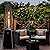 Central Exclusive OUtdoor Propane Patio Heater with wheels - Pyramid Type Painted Mocha Steel, Quartz Glass Tube, 40,000 BTU, Commercial & Residential