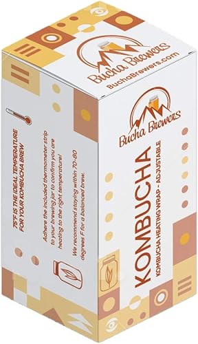 Miniatura 6 de Alfombrilla térmica ajustable para kombucha, envoltura térmica Bucha Brewers Kombucha, calentador de kombucha, calentador de fermentador