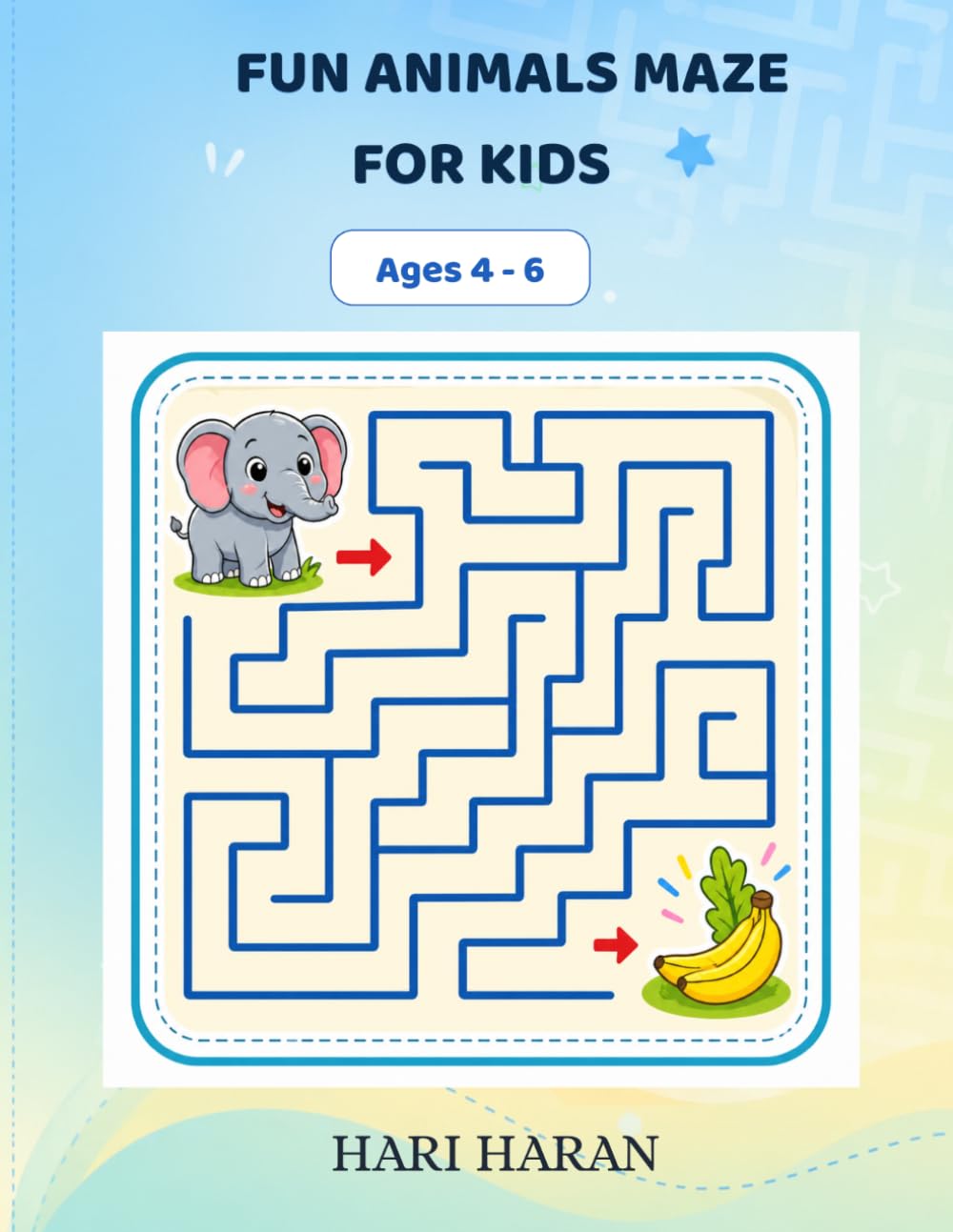 Fun Animal Mazes for Kids: Ages 4–6 | Fun Puzzle Activity Book with 20+ Mazes
