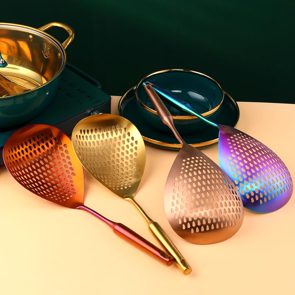 Amazon.co.jp: おたま 穴あき オタマ 大 カス揚げ あく取り