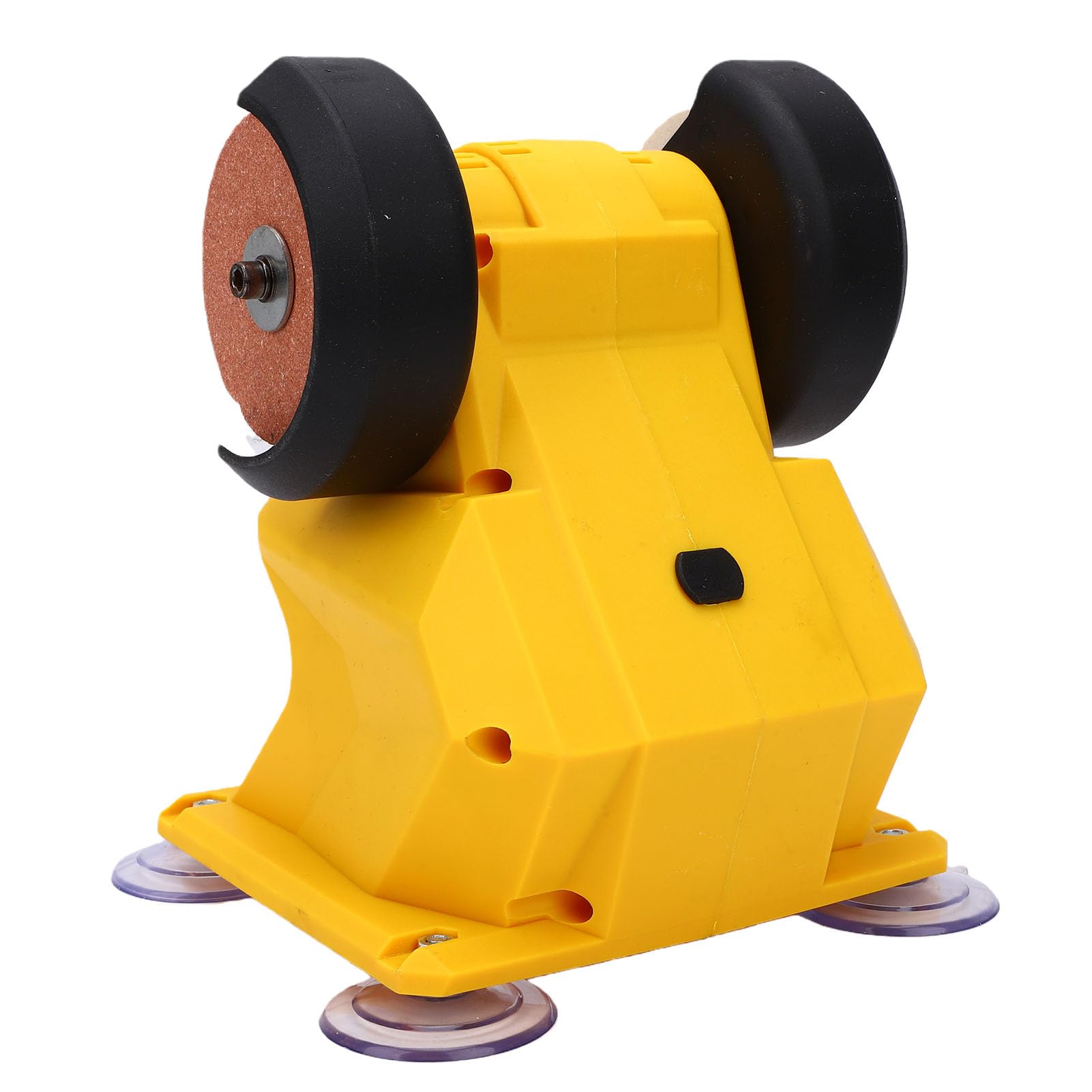 Marhynchus Mini Amoladora de Banco con Motor de Imán Permanente de Cobre Completo Amoladora de Banco Inalámbrica 5500 RPM Ruedas Dobles de 70 Mm para Afilar y Pulir Bricolaje para