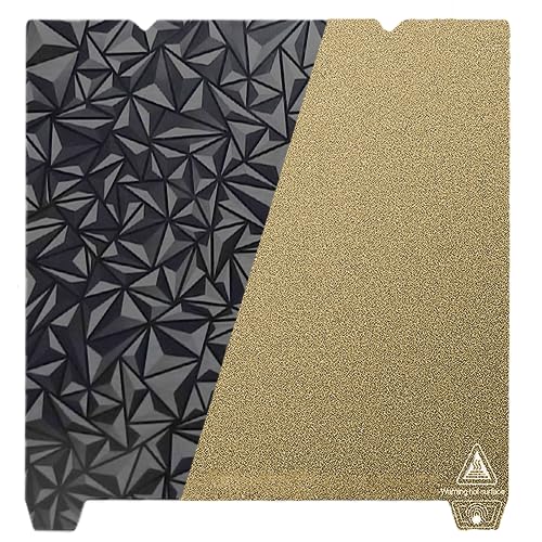Upgraded PEO PEI Sheet 235x235m, Textured PEI and Smooth PEO Build Plate Spring Steel Print Bed (no Magnetic Base) for Creality K1/K1C/Ender 5 S1/Ender 3 S1 Pro/Ender 3 S1/Ender V3 KE/SE