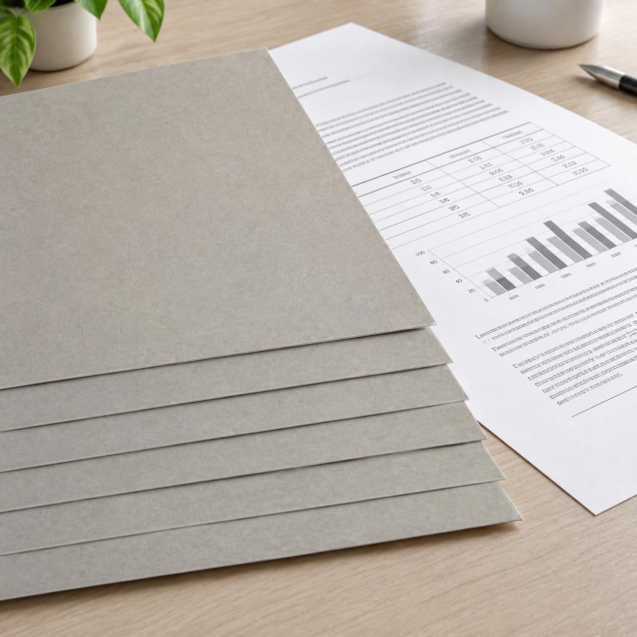 Papier Papier Cartonné, 80g papier (250 feuilles)