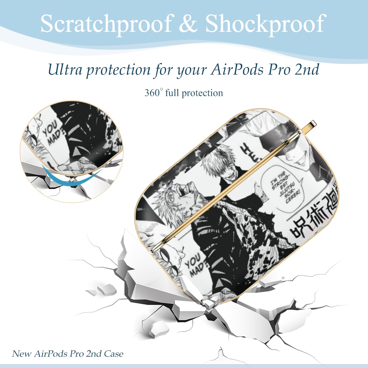 呪術廻戦 ヘッドフォンケース airpods max Amazon | Air Pods Pro2 ケース 呪術廻戦 五条悟 AirPods Pro 第
