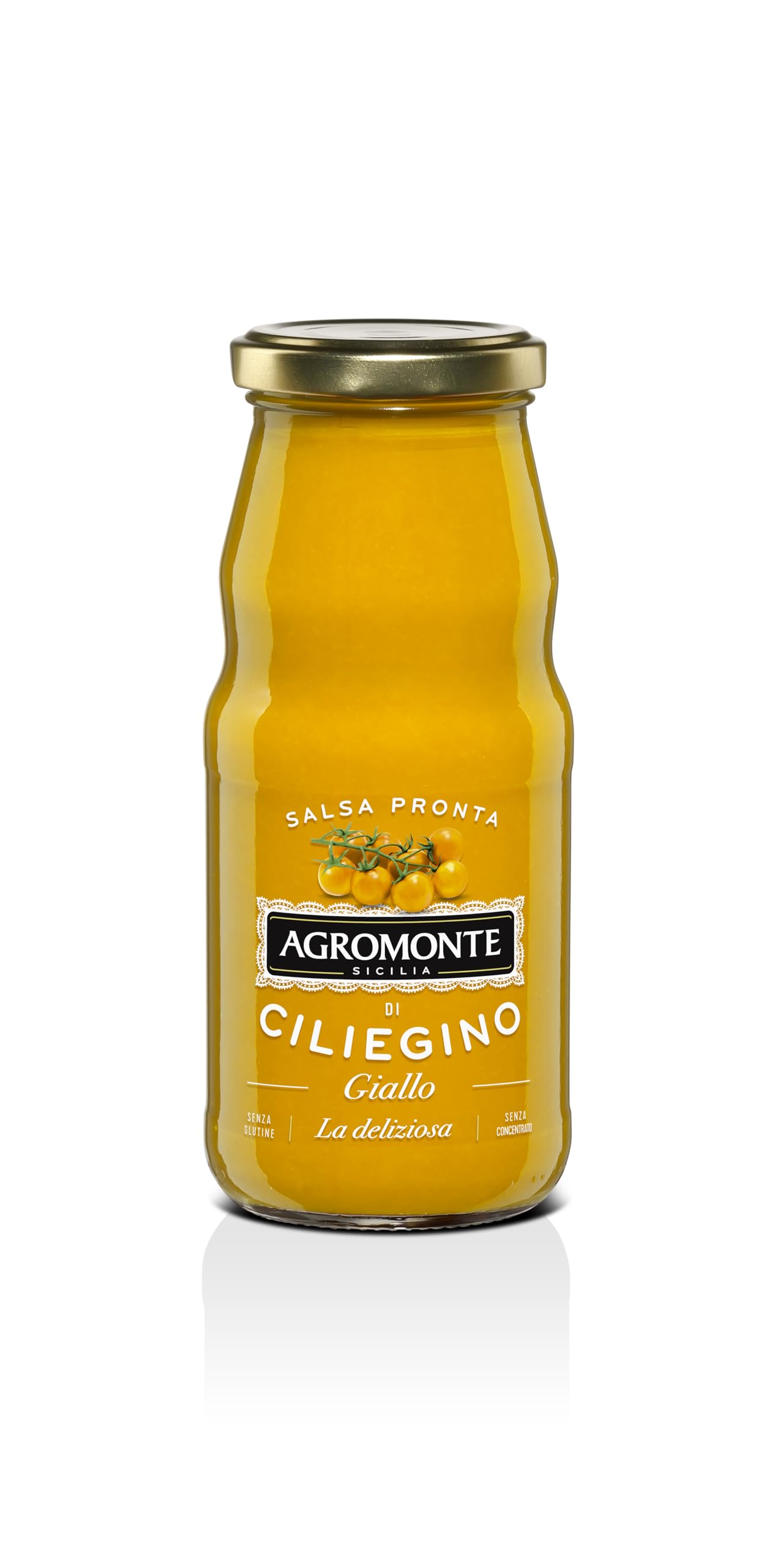 Salsa Pronta di Pomodoro Ciliegino Giallo 360 Conf. da 12 Agromonte