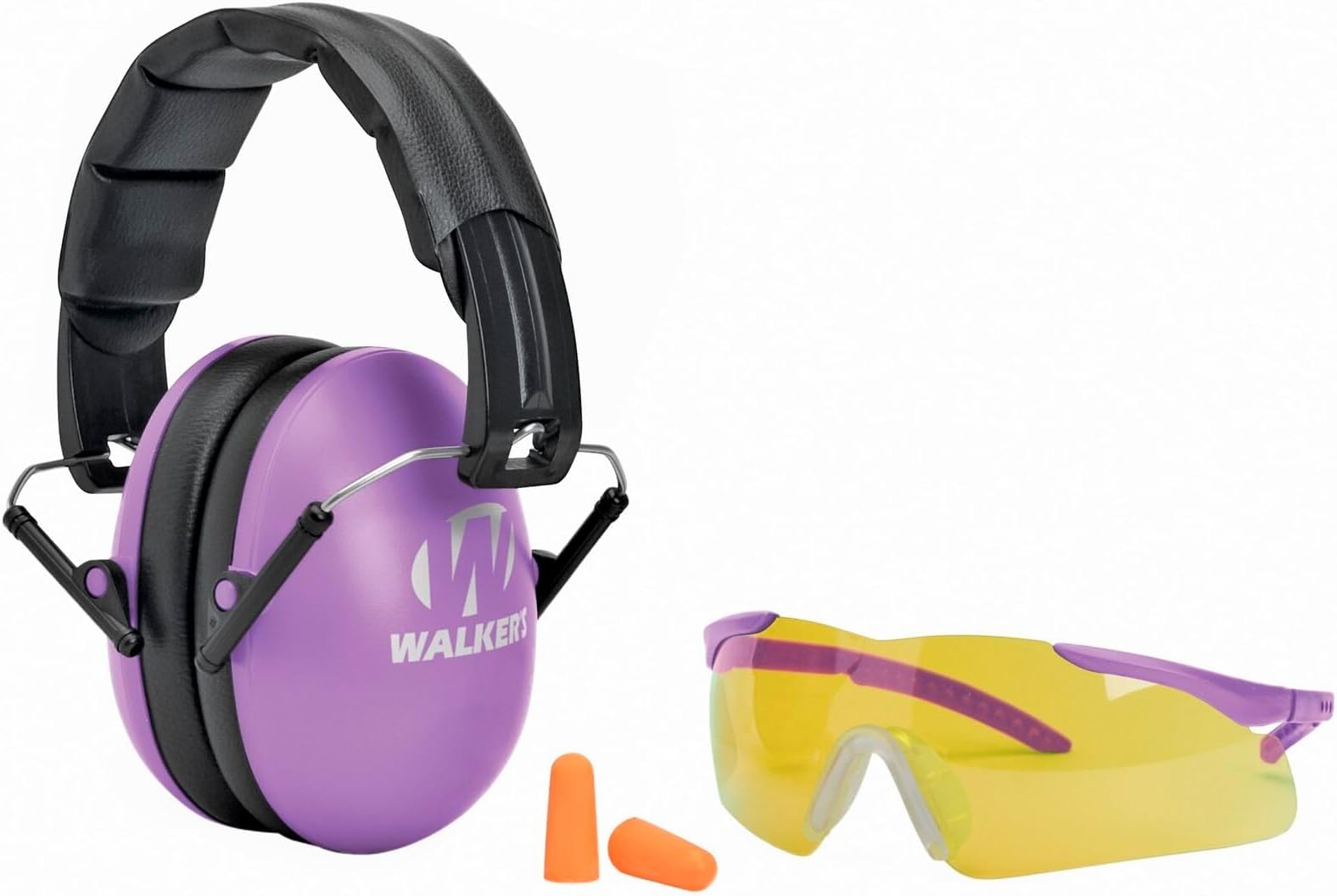 Youth & Women's Shooting Low Profile Folding Padded Headband Adjustable Hearing Protection Earmuffs