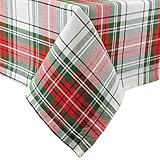 DII Christmas Plaid Tabletop Collection, Tablecloth, 60x120