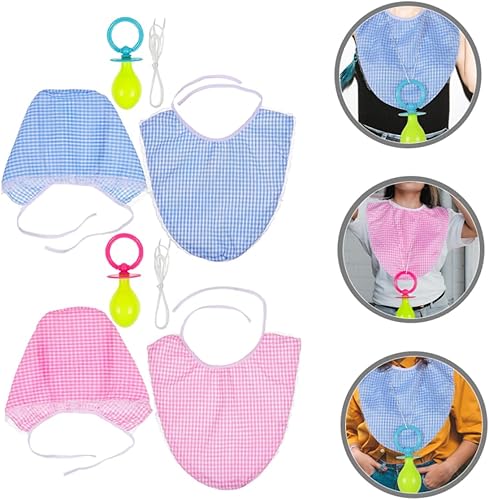 Miniatura 8 de SUPVOX Cosplay Baby Chupete Babero Traje Adulto Disfraz de Festival de lujo Conjuntos Decorativos