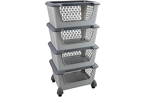 Ggbin 4-Tier Laundry Basket Tower