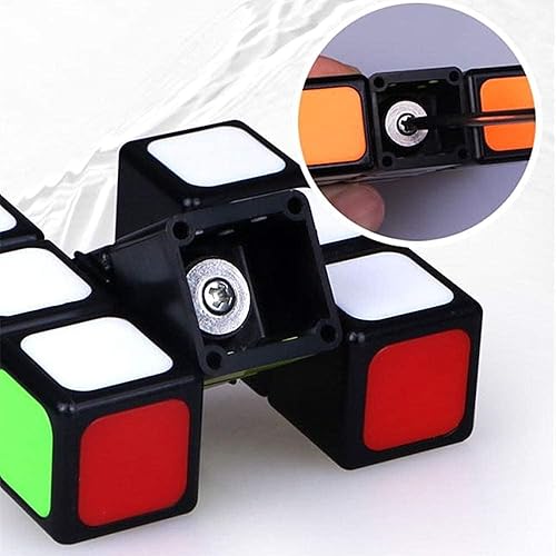 Miniatura 6 de Cubo de velocidad súper flexible 1x3x3 sin etiqueta 133 Black Title Magic Cube para principiantes