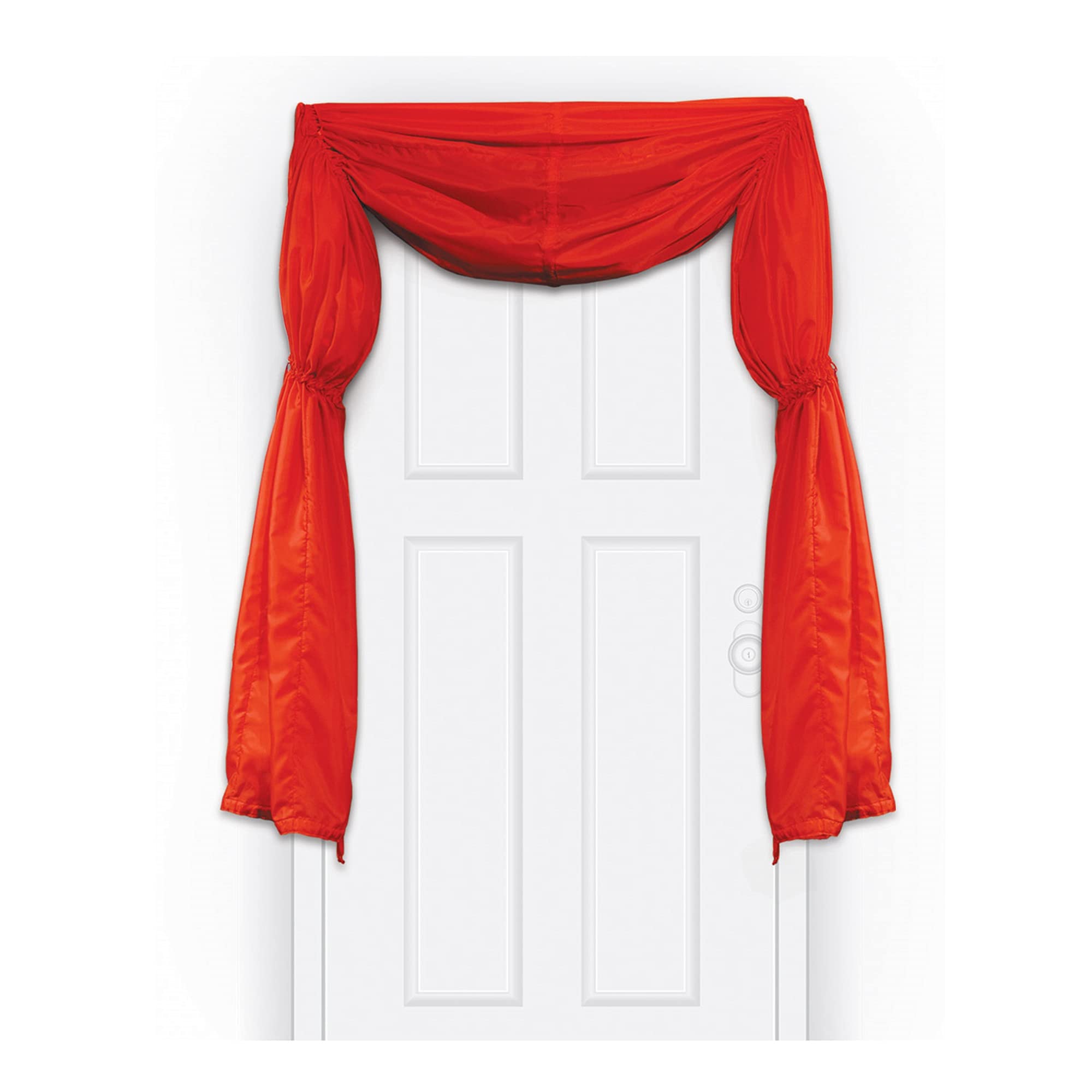 Beistle 54887-R Rideau Tissu Rouge