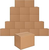 Vista 32 de Edenseelake Paquete de 40 cajas de envío de 10 x 6 x 6 pulgadas, cajas de cartón medianas para embalaje, mudanza, correo, color marrón