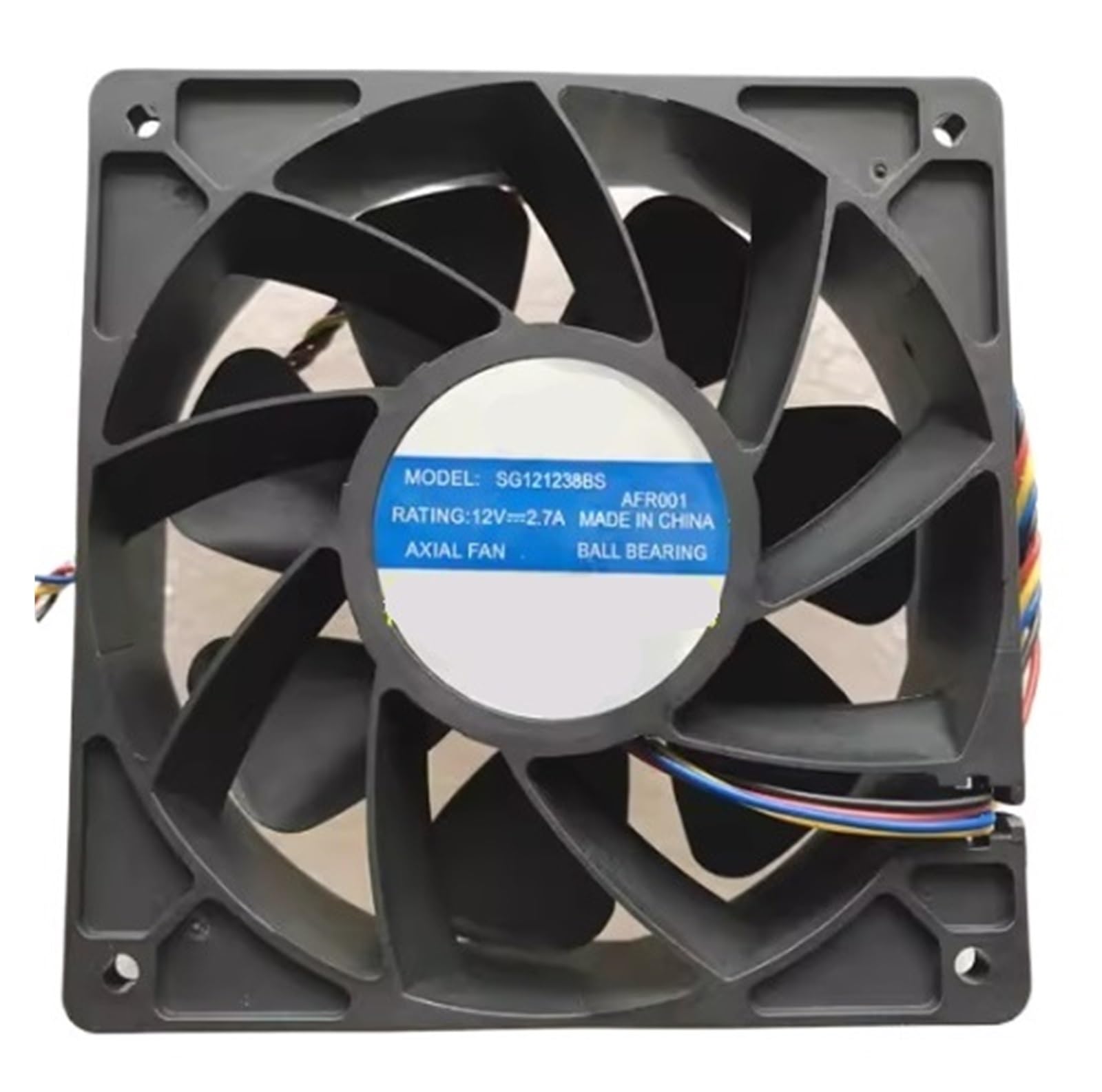 LZIKKGKI 6PCS SG121238BS Double Ball Bearing fan 12V 2.1A 120 * 120 * 38MM