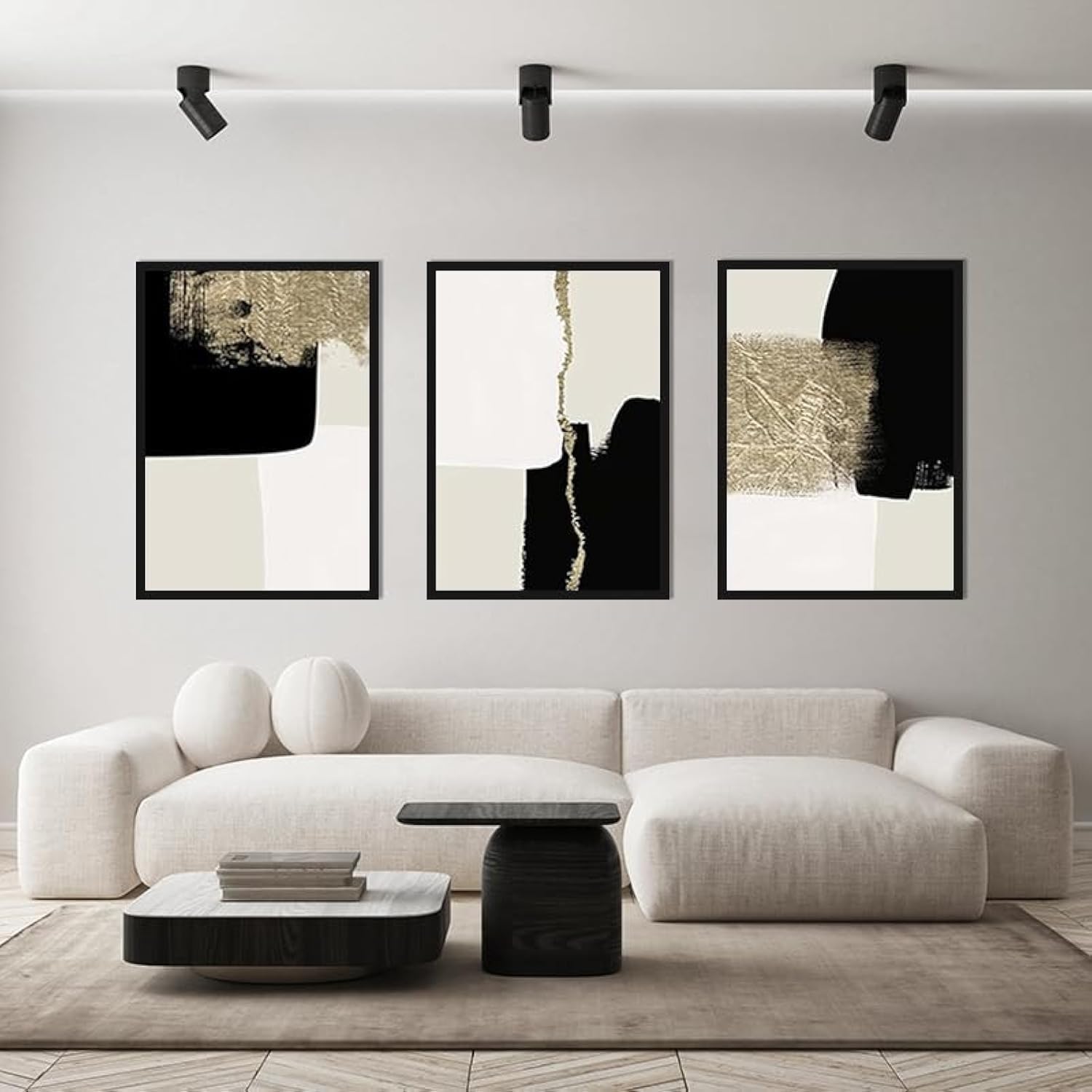 Lot De 3 Posters De Qualité Supérieure - Sans Cadre - Feuilles De