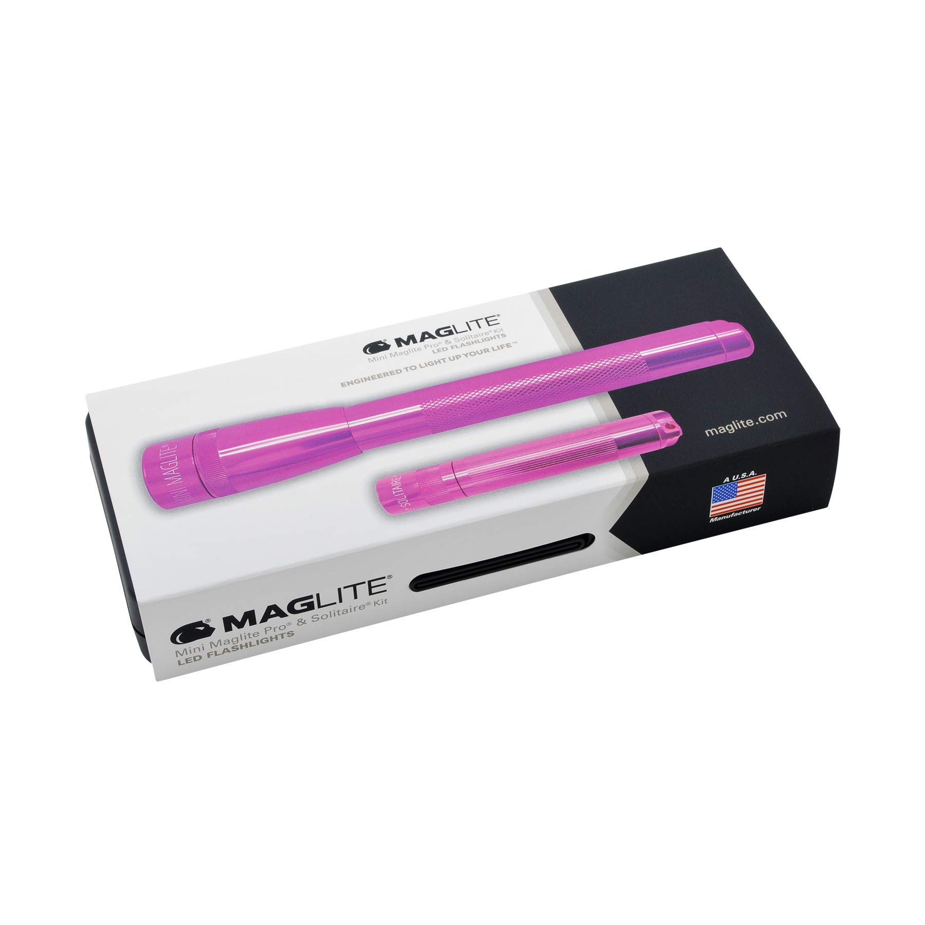 MagLite Mini Pro 2AA LED Flashlight and Solitaire AAA LED Flashlight - City Life Kit