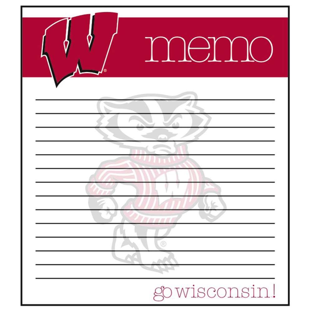 Fanatic Group Wisconsin Badgers Memo Note Pad - 2 Pads
