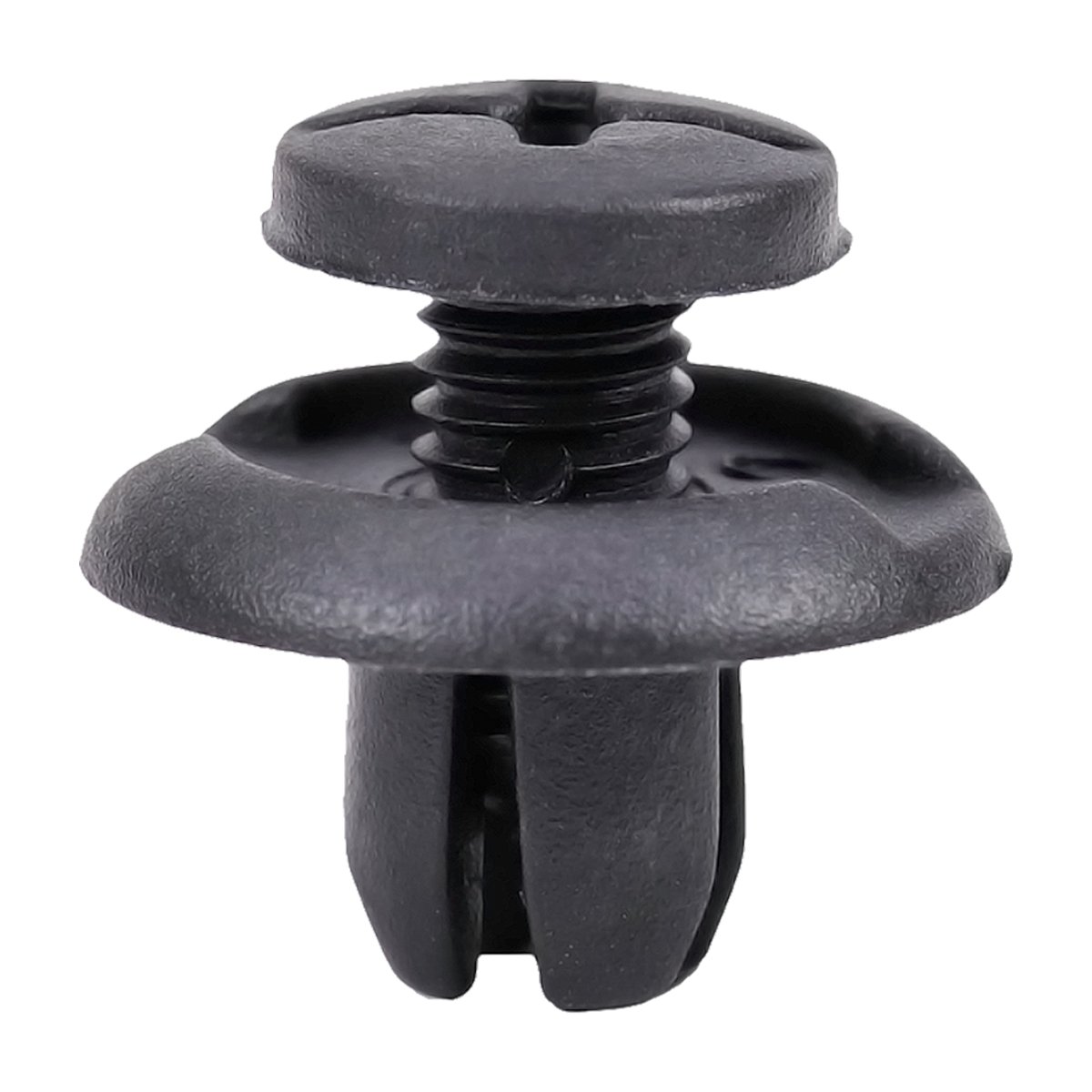 Lantee 8mm 50 Pcs Nylon Push Type Bumper Fender Flare Mud Flaps Guard Auto Car Fastener Rivet Clips 91512-SM4-003 Fit for Honda Accord Civic CRX Del Sol Prelude, Fit for Acura Intergra Legend Vigor