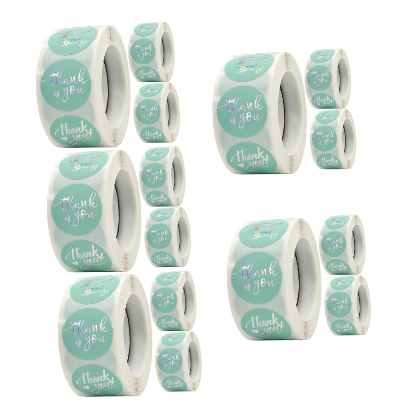 5 Sätze Sticker Pat Dankesanhänger Karten Etiketten Küche Pop Dankeskarte Hochzeitsdekorationen Für Zeremonie Verpackung Luftdicht Keks Lächeln Speisekammer Danke 3 Rollen * 5
