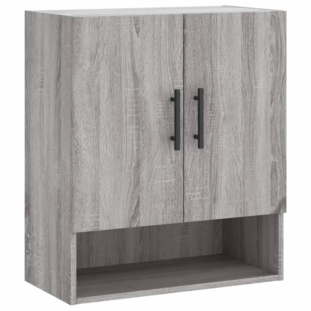 Meuble de rangement moderne gris Sonoma pour cuisine et salle de bain