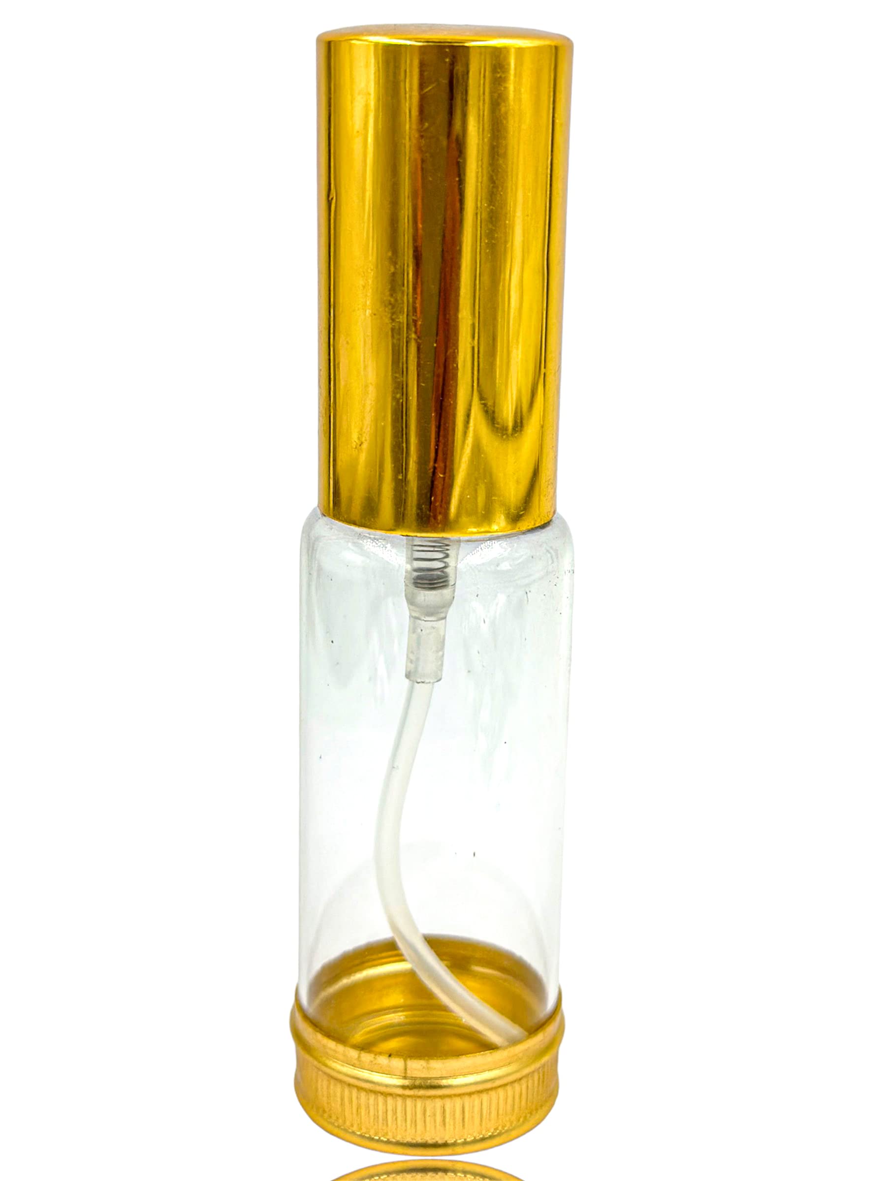 Hunky Dory 30ml Empty Clear Glass Delicated Perfume Decant Spray Bottles with Pump and Gold Cap For DIY Perfume, Essential Oils, Rose Water, Travel Use-image-37