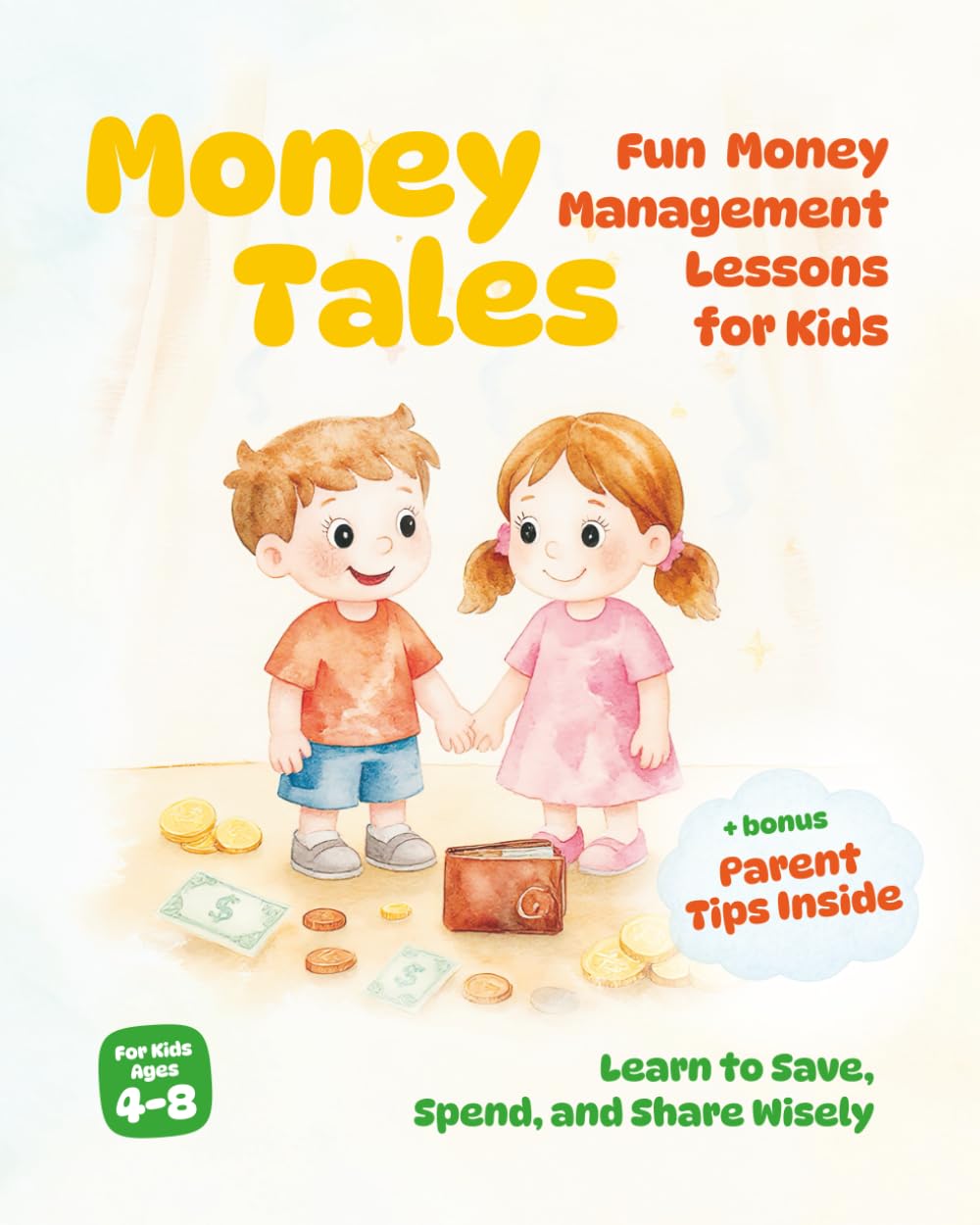 Money Tales: Fun Lessons in Money Management for Kids — Learn to Save, Spend, and Share Wisely: Magical Stories That Teach Kids Ages 4–8 About Saving, Spending, and Sharing