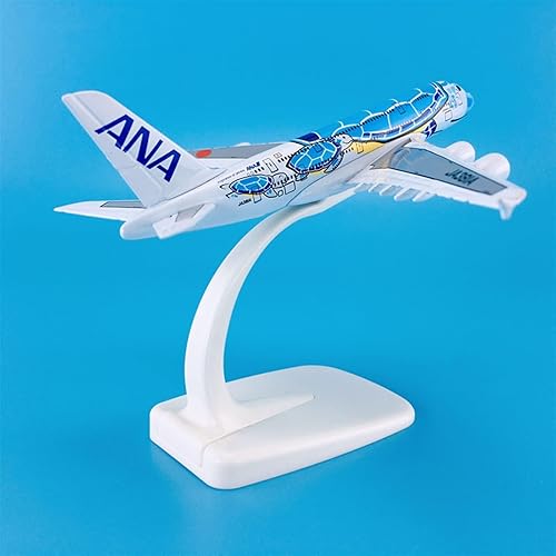 Miniatura 2 de Copia Avión Modelo 1500 5.5 in Producto Terminado Modelo de Avión Aeronaves Airbus A380 ANA JA381A para Blue Turtle Collection