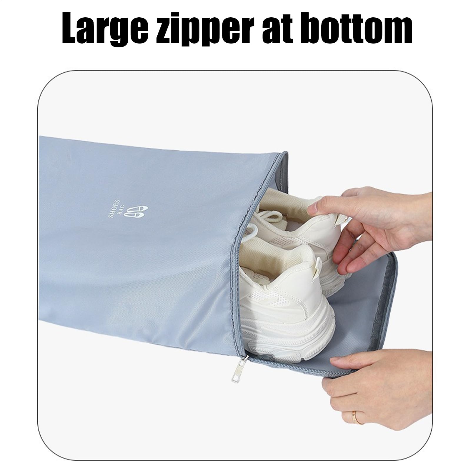 Bolsas para Zapatos De Viaje | Organizador Portátil para Calzado | Funda De Tela Oxford con Gran Capacidad para Viajes, Gimnasio, Deporte Y Lavandería