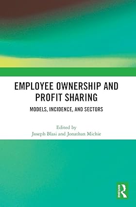 Employee Ownership and Profit Sharing: Models, Incidence, and Sectors book cover