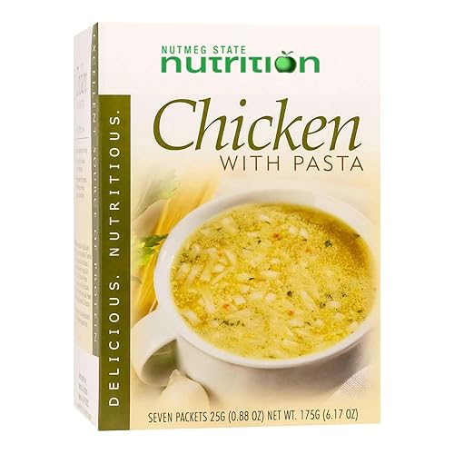 Nutmeg State Nutrition Mezcla de sopa instantánea alta en proteínas, baja en calorías, baja en grasa, baja en carbohidratos, compatible con