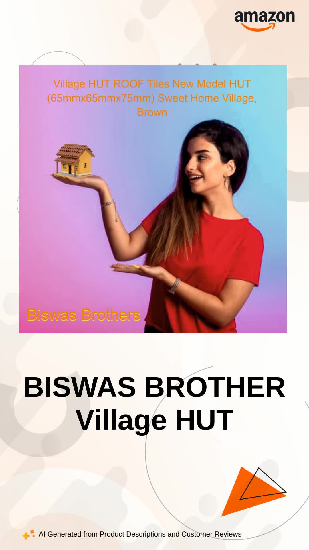 Buy BISWAS BROTHER Village HUT ROOF Tiles New Model HUT