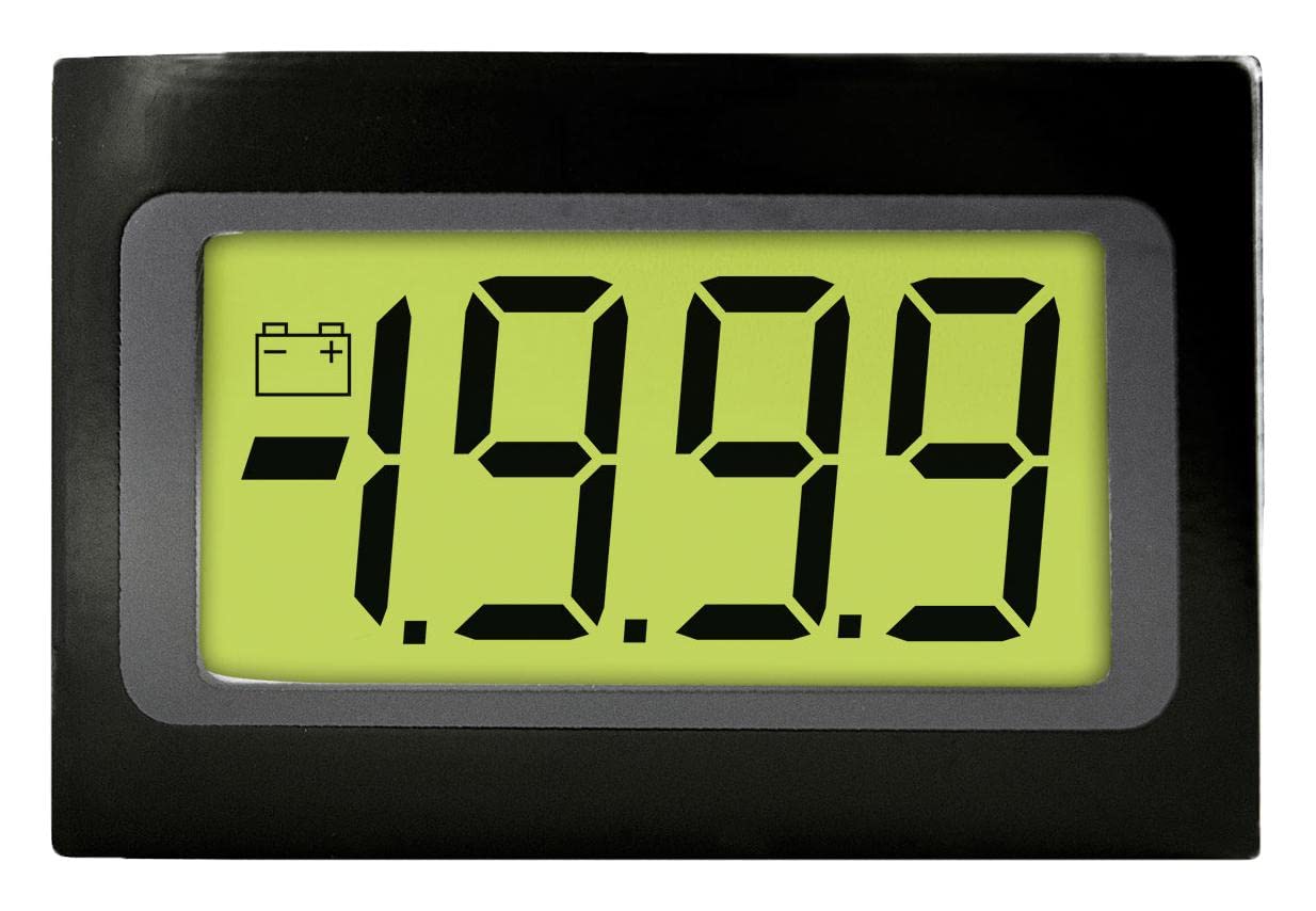 Voltmetro, LCD, 3.5DIGIT, 0.2V, Misuratori a pannello digitale, Qtà.1 | SP400