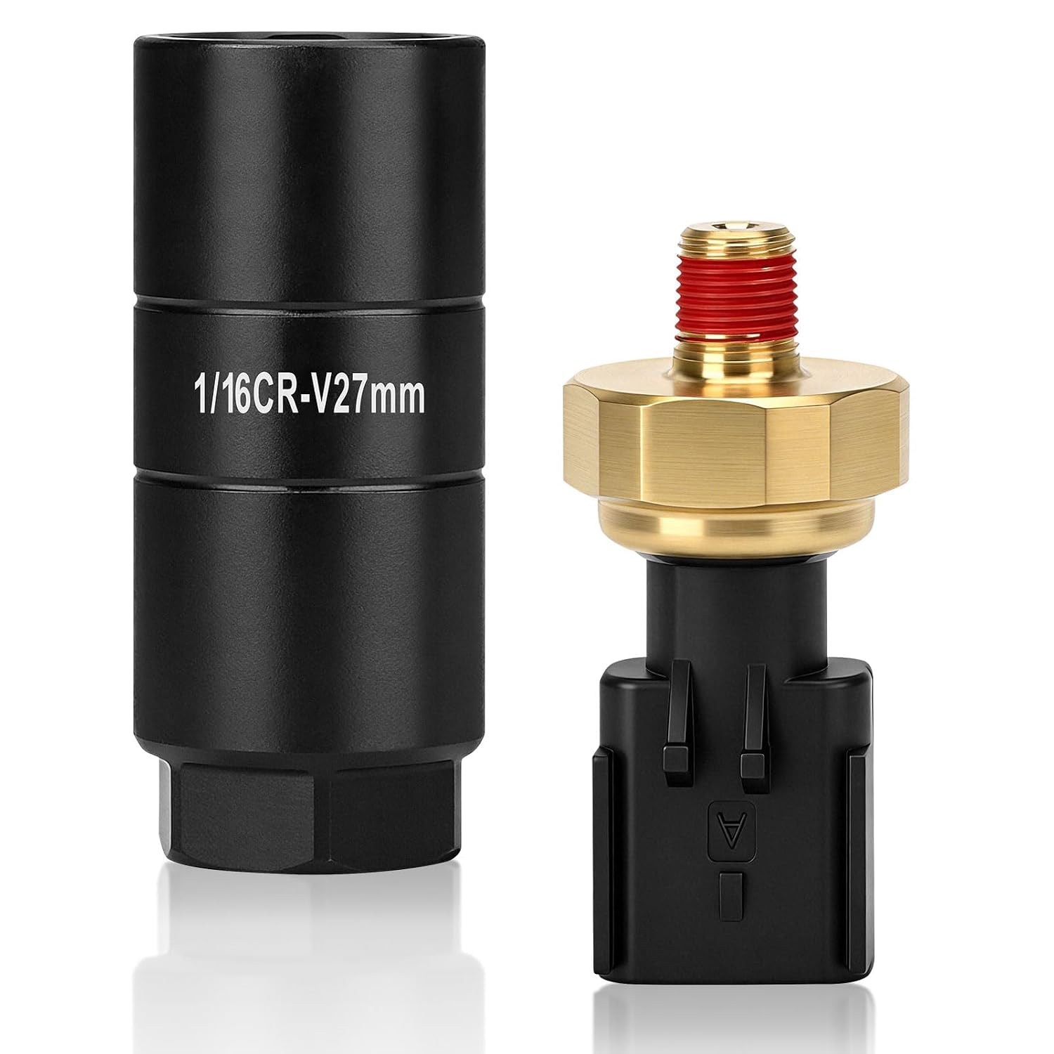 Linkstyle Oil Pressure Sensor with 1-1/16 Inch Socket, Engine Oil Pressure Sending Unit Replacement for Dodge Ram Chrysler Jeep, Replaces 926-188 5149062AA 5149062AB