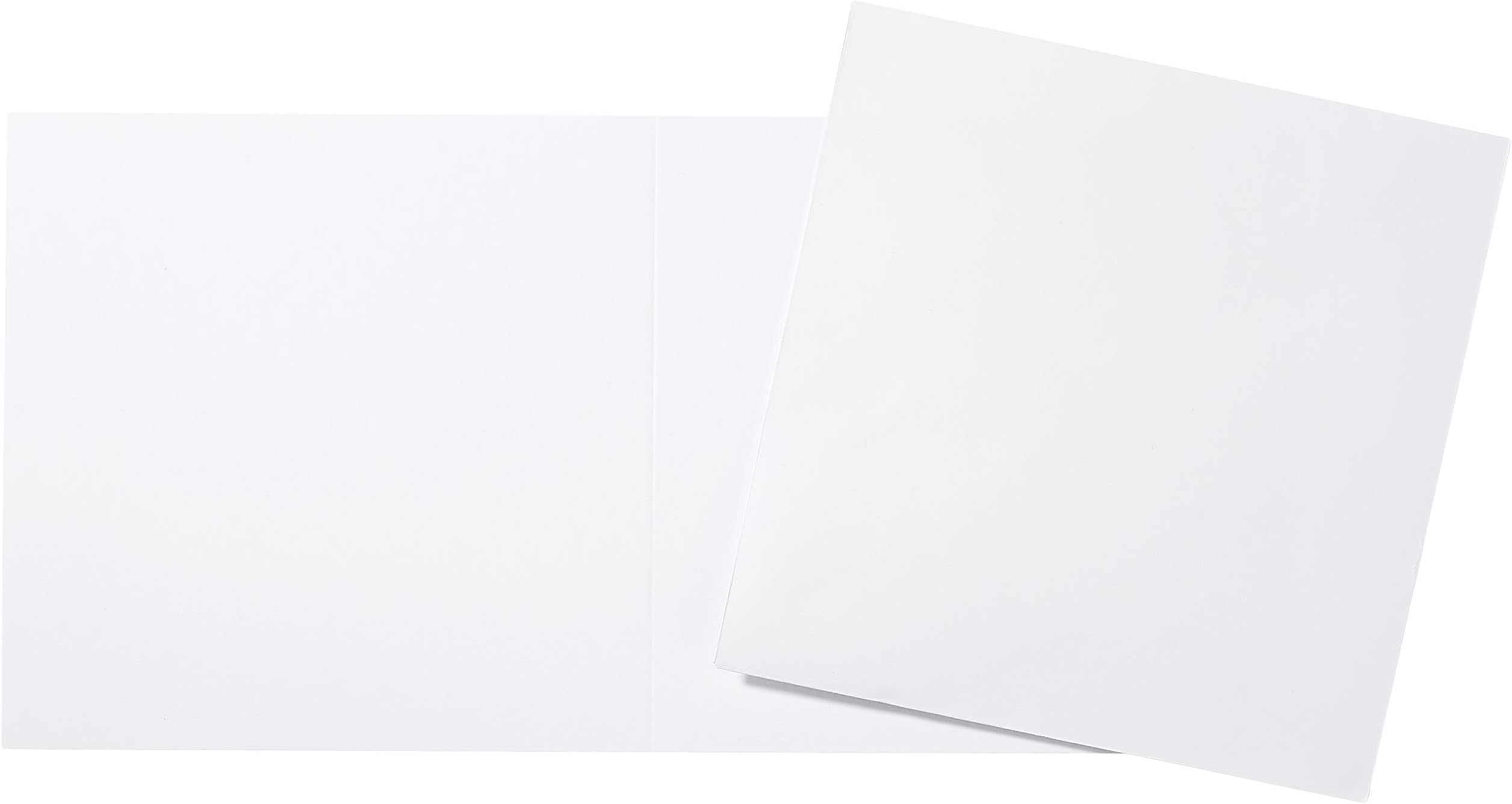Cartes Et Enveloppes DIY - Papertree - 13x13cm - 5 Cartes Et 5 Enveloppes - Blanc