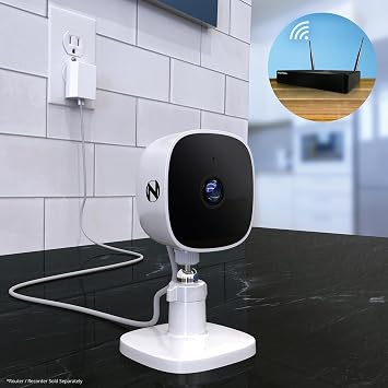 Night Owl Indoor Plug-in Wireless 1080p Deterrence Camera with 2-Way Audio (1 Camera)