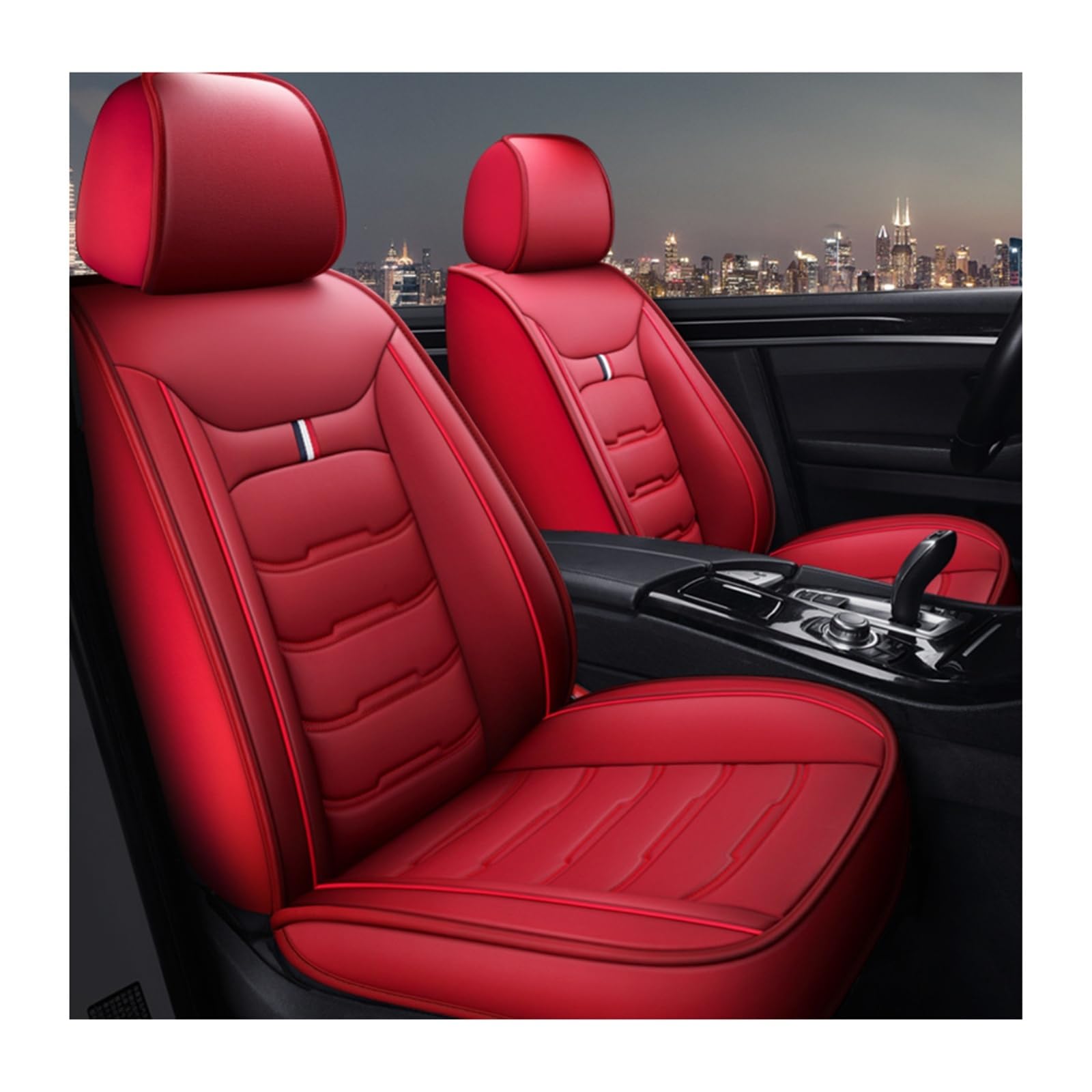 Housse de siège auto en cuir premium pour VW Golf Variant R-Line robuste - 8