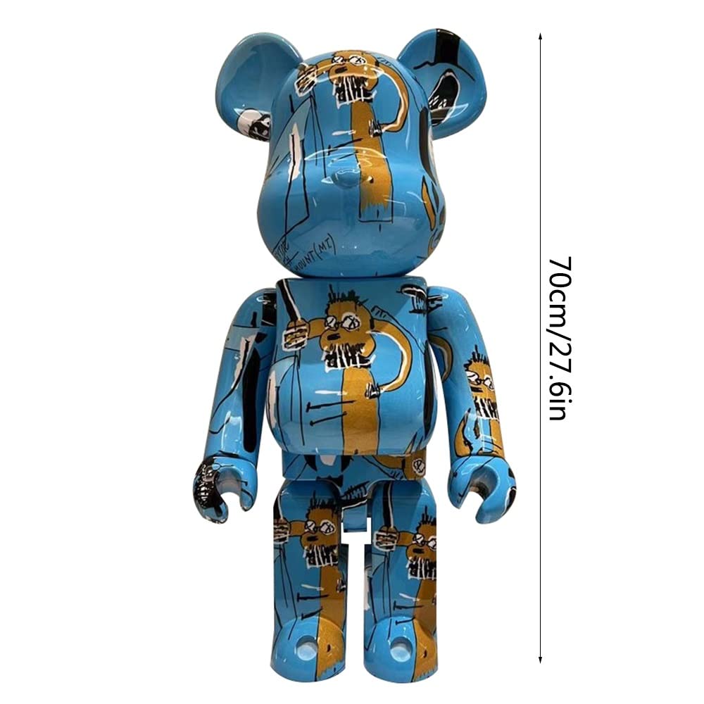 Ornement Bearbrick 400% 28 Cm - Ours En Plastique Collectible, Décoration Bureau, étagère, Cadeau Pour Collectionneurs