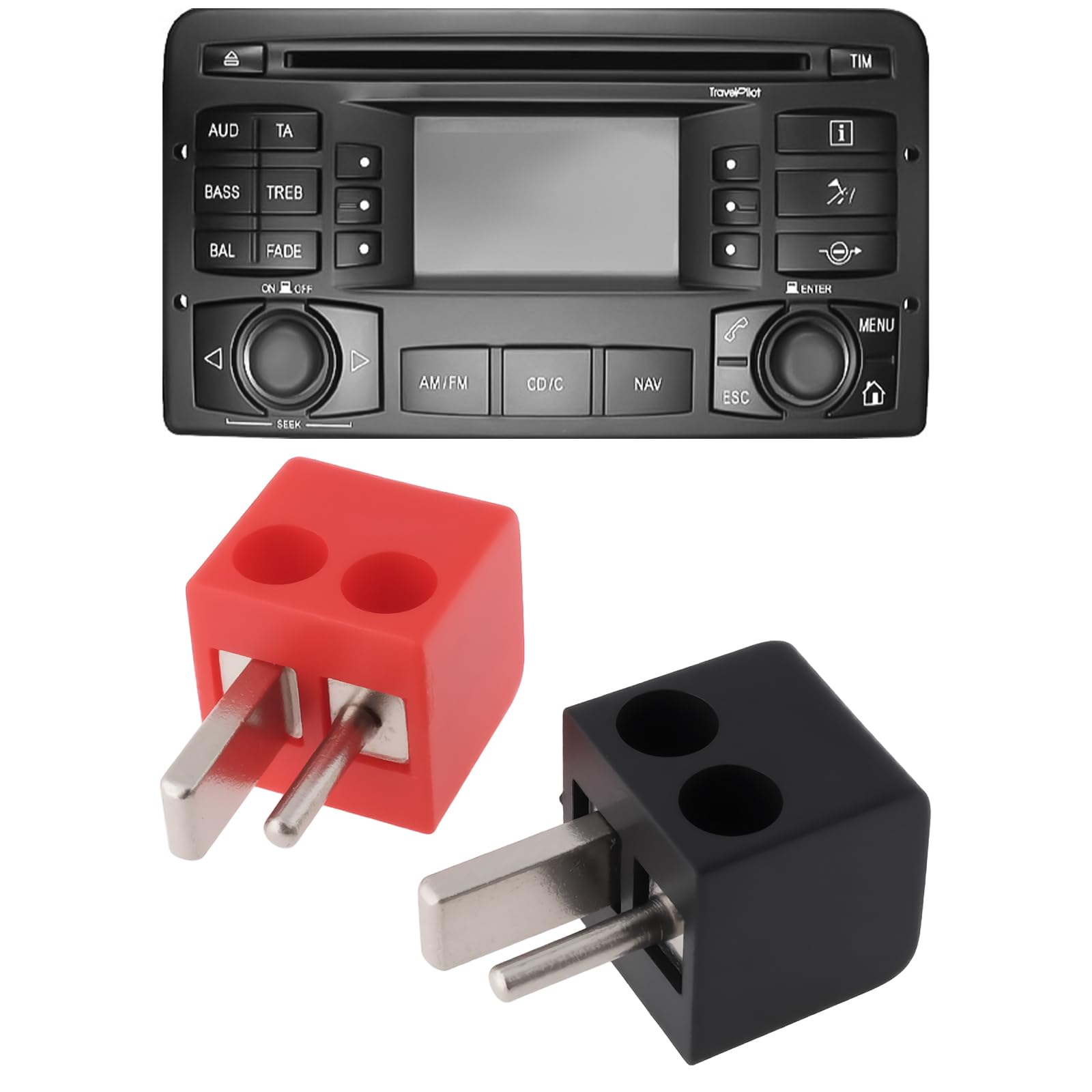 4 Connettori Per Altoparlanti Connettori Audio Per Autoradio d'epoca Compatibile Con Blaupunkt E Compatibile Con Ford