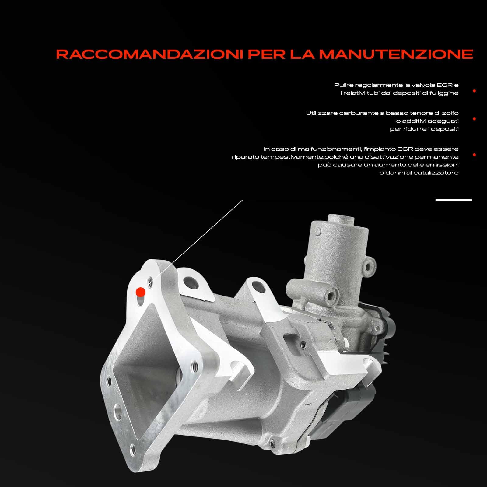 Frankberg Valvola EGR per il ricircolo dei gas di scarico 1427355 | Compatibile con: Galaxy WA6, 607 9D 9U, S-Max WA6, Mondeo IV Berlina BA7, R.a.n.g.e R.o.v.e.r Evoque L538, Ulisse 179