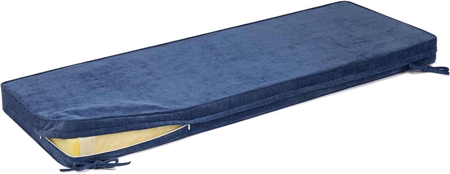 ROFIELTY Bench Cushion Double Piping Bench Cushions for