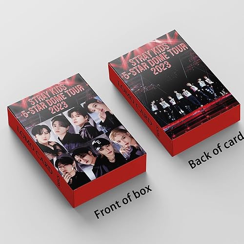 Miniatura 7 de Straykids - 55 tarjetas fotográficas para niños callejeros de 5 estrellas DOME TOUR 2023, tarjetas de Straykids Lomo, tarjetas KPOP Straykids regalo