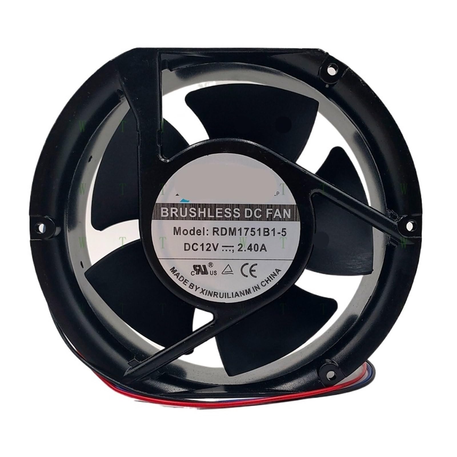 QNEZIQTMH 1pcs DC12V 2.4A RDM1751B1-5 17251 Cooling Fan