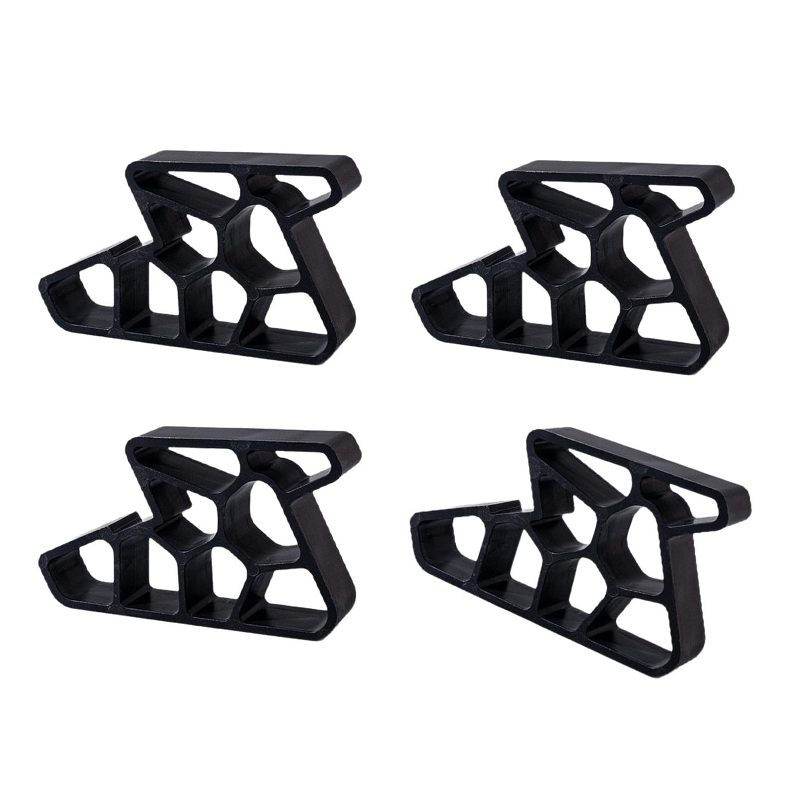 4Pcs Heavy Duty Door Stoppers Antislip Easy Installation Door Wedges 3D Track Stopper Balcony Improvement Multipurpose Stop