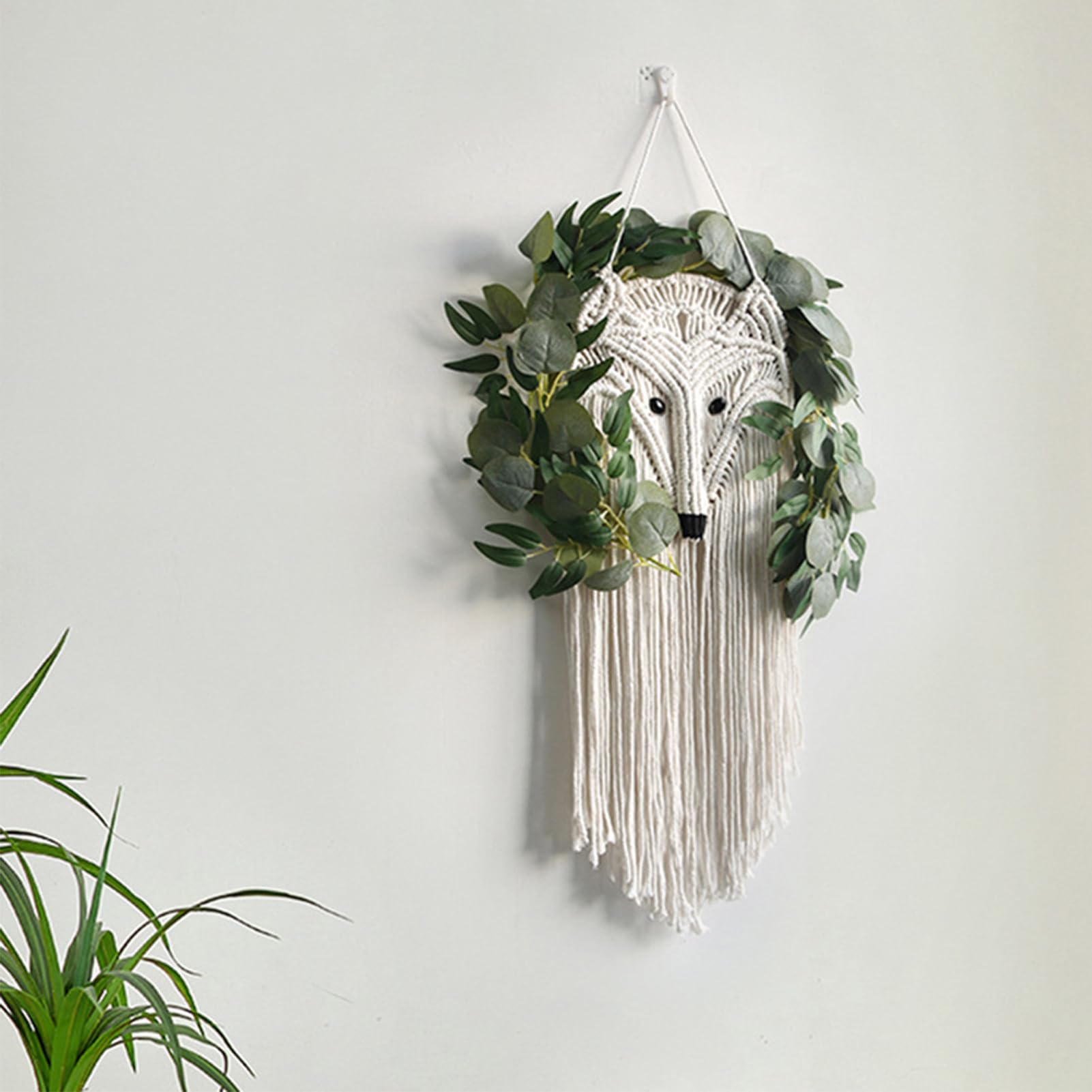 TYUKXJH Boho Macrame Wall Art Intrecciato Lungo Appartamento Casa