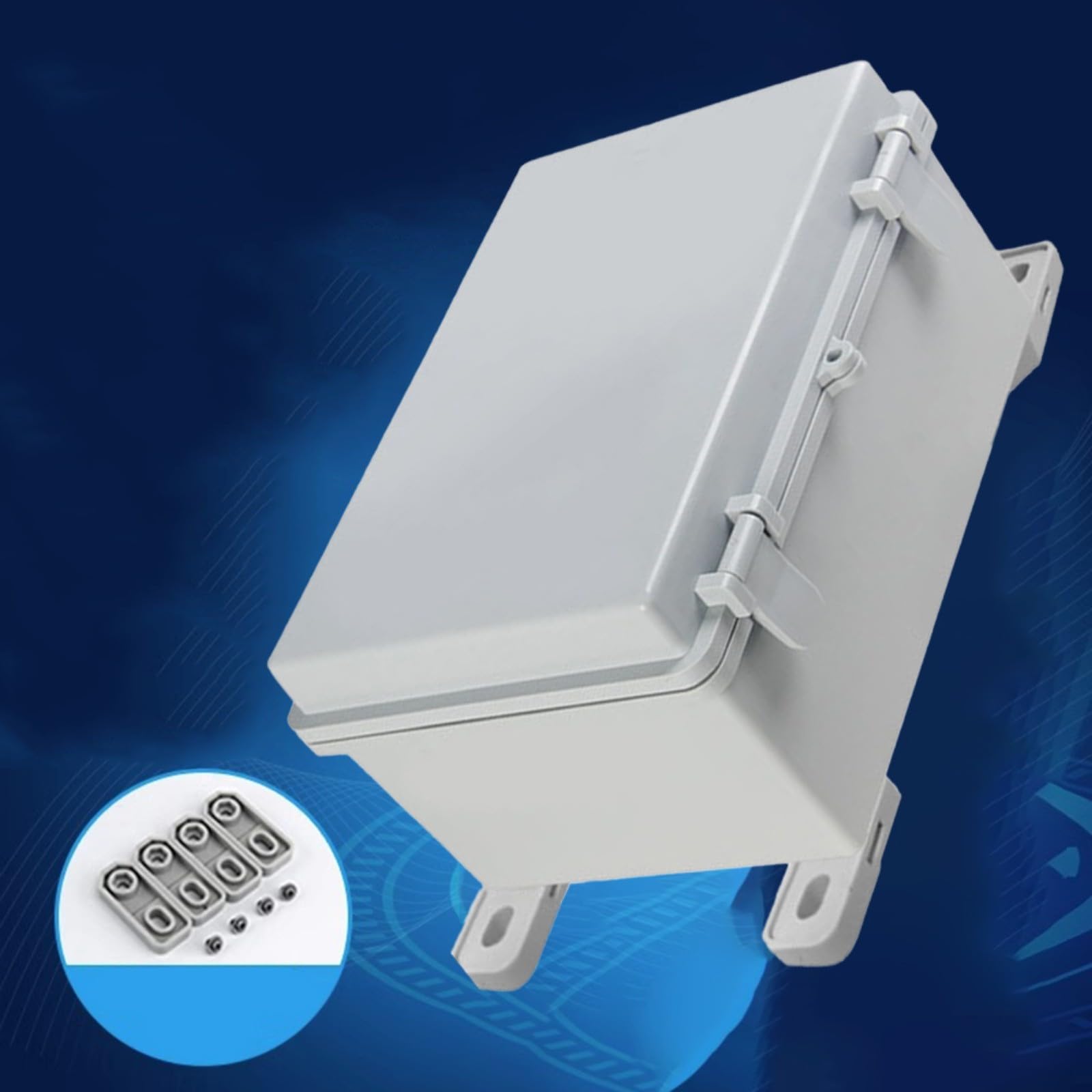 Caja protectora al aire libre del zócalo de los inversores de los cargadores de la energía alternativa con los agujeros de montaje, diseño a prueba de golpes y