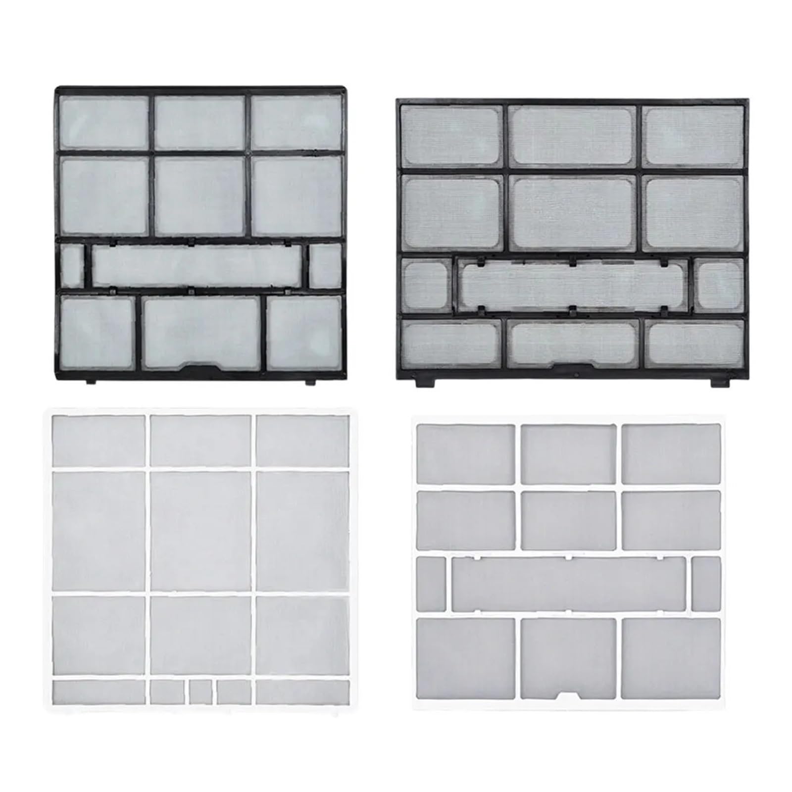Hizon 32X25.5cm 2Pcs Hanging Air Conditioner Filter Screen Mesh Core Air Condition Filter Air Conditioner Filter Mesh(32X25.5cm)