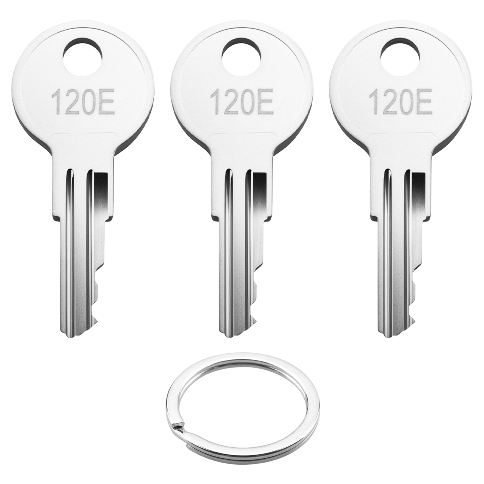 File Cabinet Replacement Keys 120E for Hon File Cabinet Lock & Various Office Furniture Pre Cut to Key Numbers 120E Pre Cut to Code - 3 Pack
