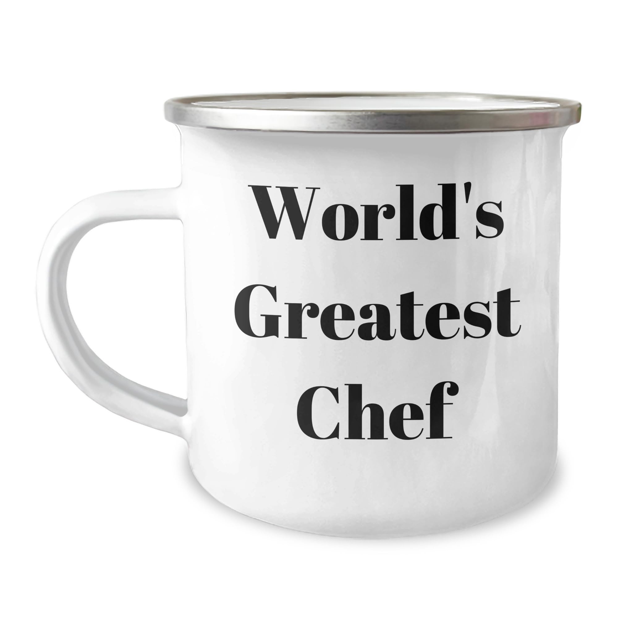 World's Greatest Chef Gift for Him, Valentine's Unique Chef Camping Mug, Funny Quote, Chef's Favorite Mug, World's Greatest Chef, Chef Gifts (155 characters)
